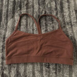 CRZ YOGA Brown Sports Bra